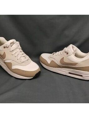 Nike Air Max 1 (GS) Sneakers Phantom Khaki Light Brown Boys Size 1Y NEW with BOX